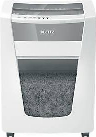 Leitz IQ Office Pro Aktenvernichter P4 in Weiß mit Partikelschnitt und Anti-Papierstau-Technologie - Bild 1