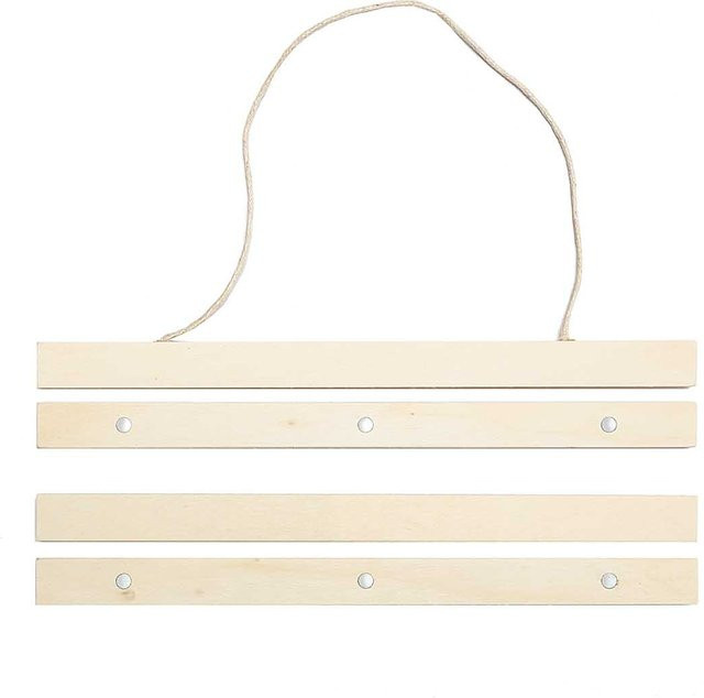 Magnetische Posterleiste von Rico Design aus Holz in Natur für A4-Poster, Breite: 21,2 cm - Bild 1