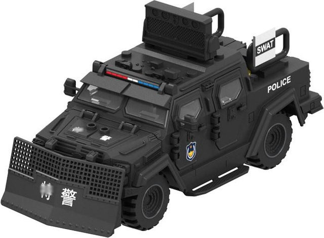 Militär Armee Soldaten Weltkrieg SWAT Polizei gepanzertes Fahrzeug, Bausteine, ab 6 Jahren - Bild 1