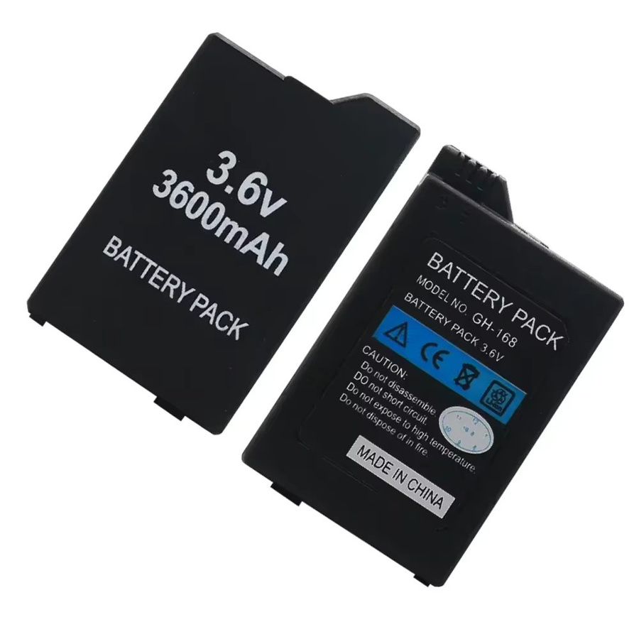 NDNNAS Lithium-Ionen-Ersatzakku mit 2400 mAh für PSP-2000, PSP-3000 und PSP-3004 Slim in Schwarz - Bild 3