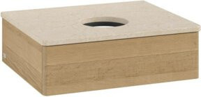 V&B Waschtischunterschrank Antao mit Beleuchtung, Farbe Honey Oak, B/T/H: 60 x 50 x 19 cm - Bild 1