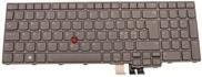 Lenovo Chicony Ersatztastatur für ThinkPad P16 Gen 1 21D6 und 21D7 mit Trackpoint, hinterleuchtet, QWERTY Nordisch, Grau - Bild 1