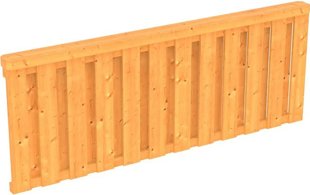 Skan Holz Brüstung aus Douglasie in Beige/Braun, B: 78,5 cm, H: 84 cm - Bild 1