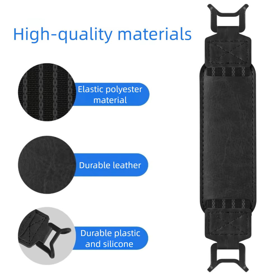 Universelle Leder Handschlaufe für Tablet und E-Reader mit Anti-Drop-Funktion, elastisch und rutschfest, in Schwarz oder Braun - Bild 3