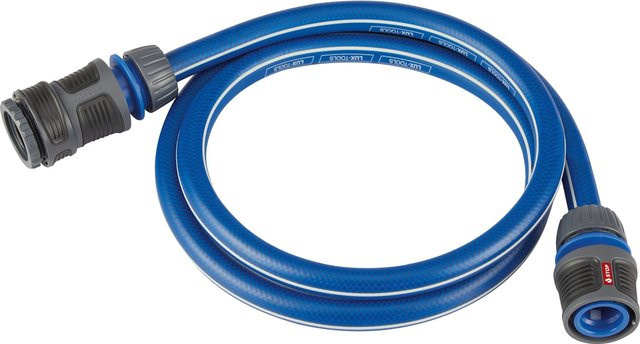 LUX-TOOLS Anschluss-Schlauch-Set Blau, Länge: 1,5 m, Durchmesser: 13 mm - Bild 1