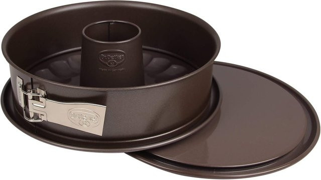 Dr. Oetker Springform Back-Edition mit Flach- und Rohrboden, Durchmesser: 28 cm, Antihaftbeschichtung - Bild 1