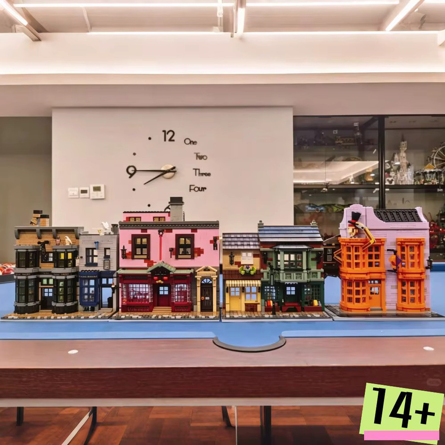 Hot Toys Diagon Street View, Bausteine Montagemodell, 5544 Teile - Bild 2