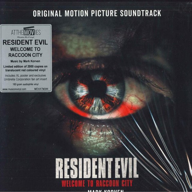 Resident Evil Welcome To Raccoon City Soundtrack LP Schallplatte von Mark Korven, Music On Vinyl, Grau - Bild 1