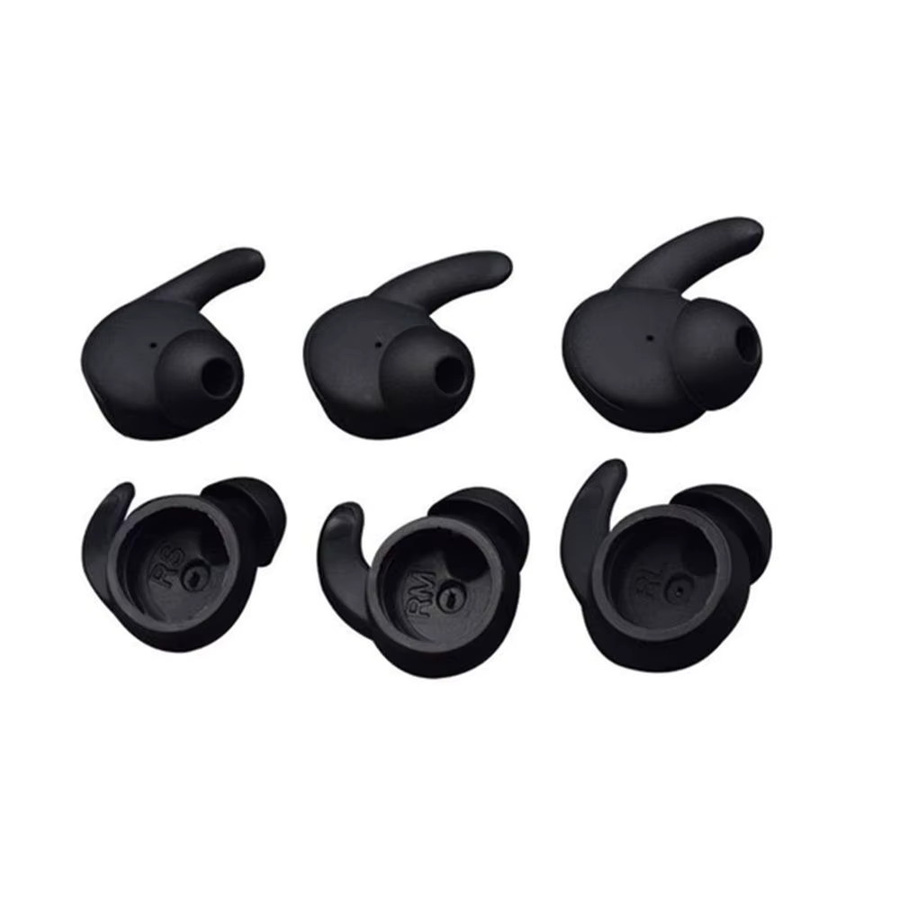 3 Paar Silikon Ohrstöpsel Abdeckungen für Huawei Honor XSport AM61 Bluetooth-Headset in Schwarz - Bild 2