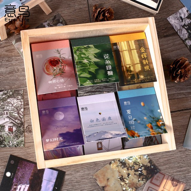50 Stück Ästhetische Aufkleber für DIY Scrapbooking und Collage in Multicolour - Bild 1