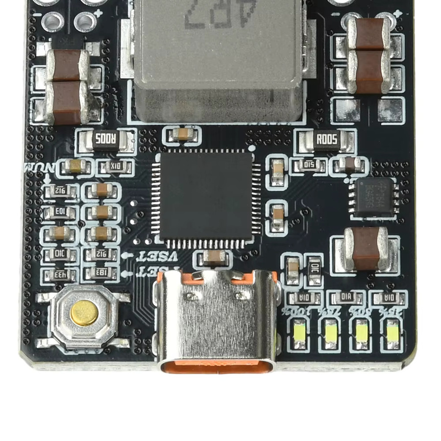 IP2369 45W Lithiumbatterie Ladegerät für Li-Ion und LiFePO4 Batterien, 2S bis 6S, Schwarz - Bild 4