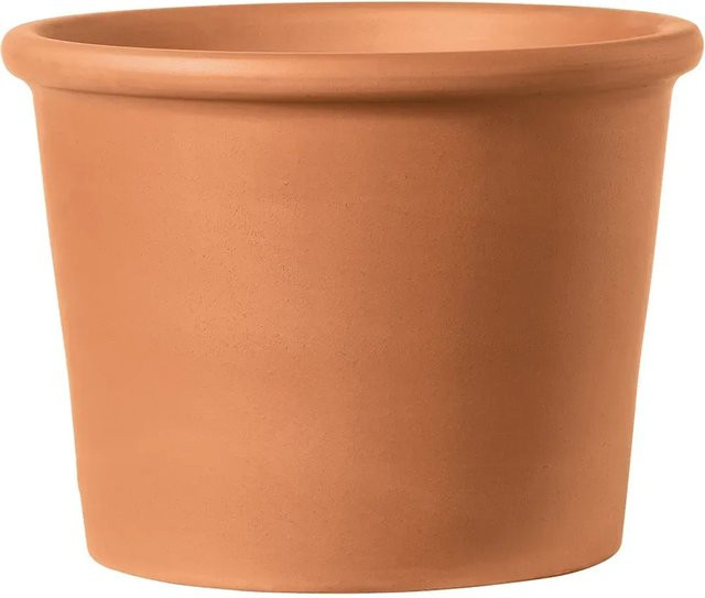 Deroma Pflanztopf Zylinder Bordato in Cotto Rot, Durchmesser: 28 cm - Bild 1