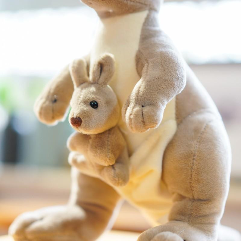 Yiran toy Känguru Plüschtier Mutter und Kind 28cm - Bild 4