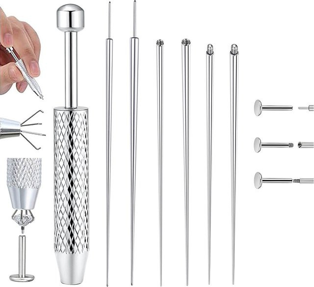 CANNER Piercing Taper Ball Grabber Tool Edelstahl, Körperpiercing-Set - Bild 1