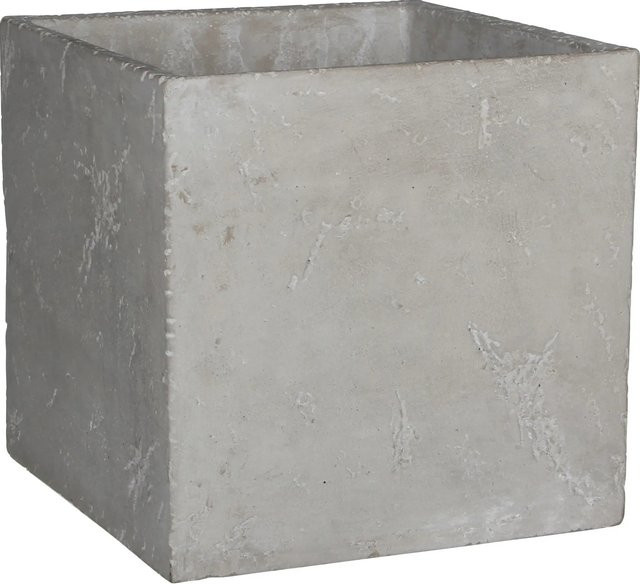 Mica Pflanzgefäß Jimmy Tabletop in Hellgrau, B/T/H: 21 x 21 x 1 cm - Bild 1