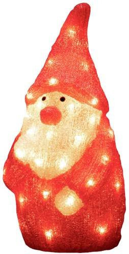 Konstsmide LED Weihnachtsmann Acryl-Figur in Rot und Weiß mit 40 warmweißen Dioden - Bild 1