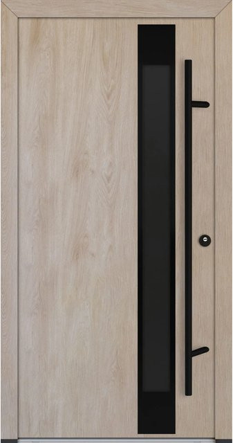 FM Türen Innenbeschläge Set AS68 Modell 34 Turner-Eiche Rechts B: 110 cm, H: 210 cm, Farbe: Braun - Bild 1