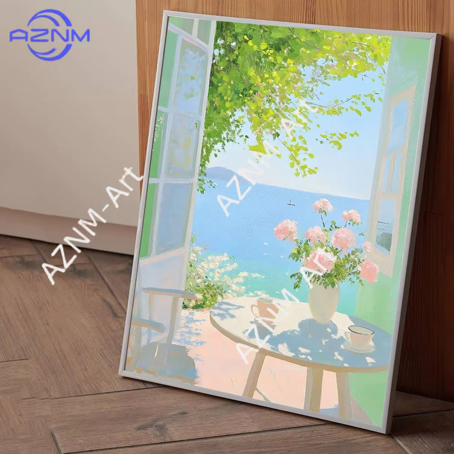 KAYOU Floral Poster Nordic Modern Wandaufkleber mit Blumenmotiv in Multicolour - Bild 2