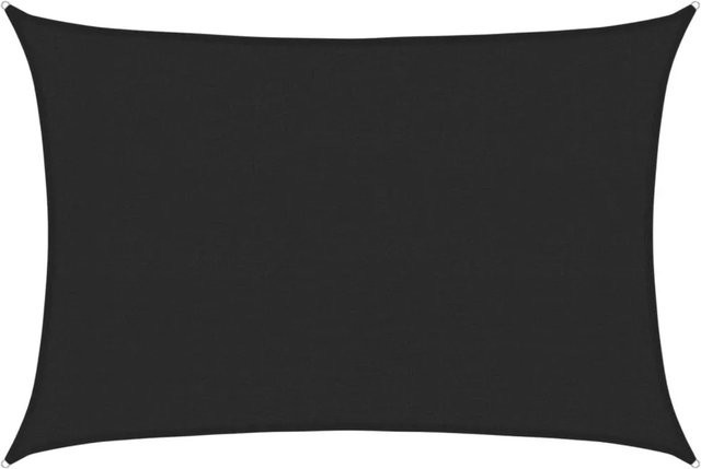 vidaXL Sonnensegel aus HDPE in Schwarz, B x T: 3 x 5 m - Bild 1