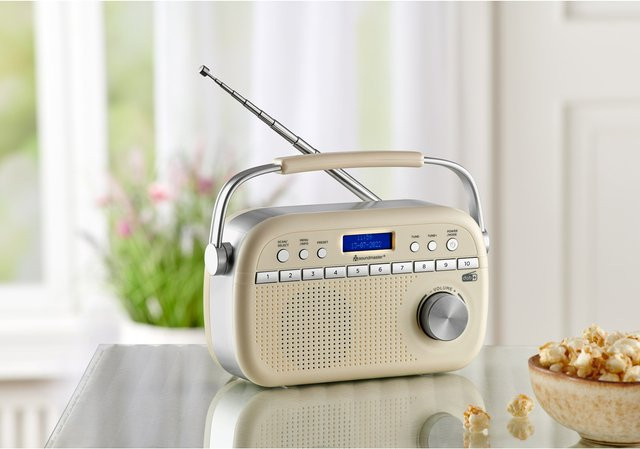 Soundmaster Digitalradio DAB280BE in Beige mit DAB+ und FM - Bild 1