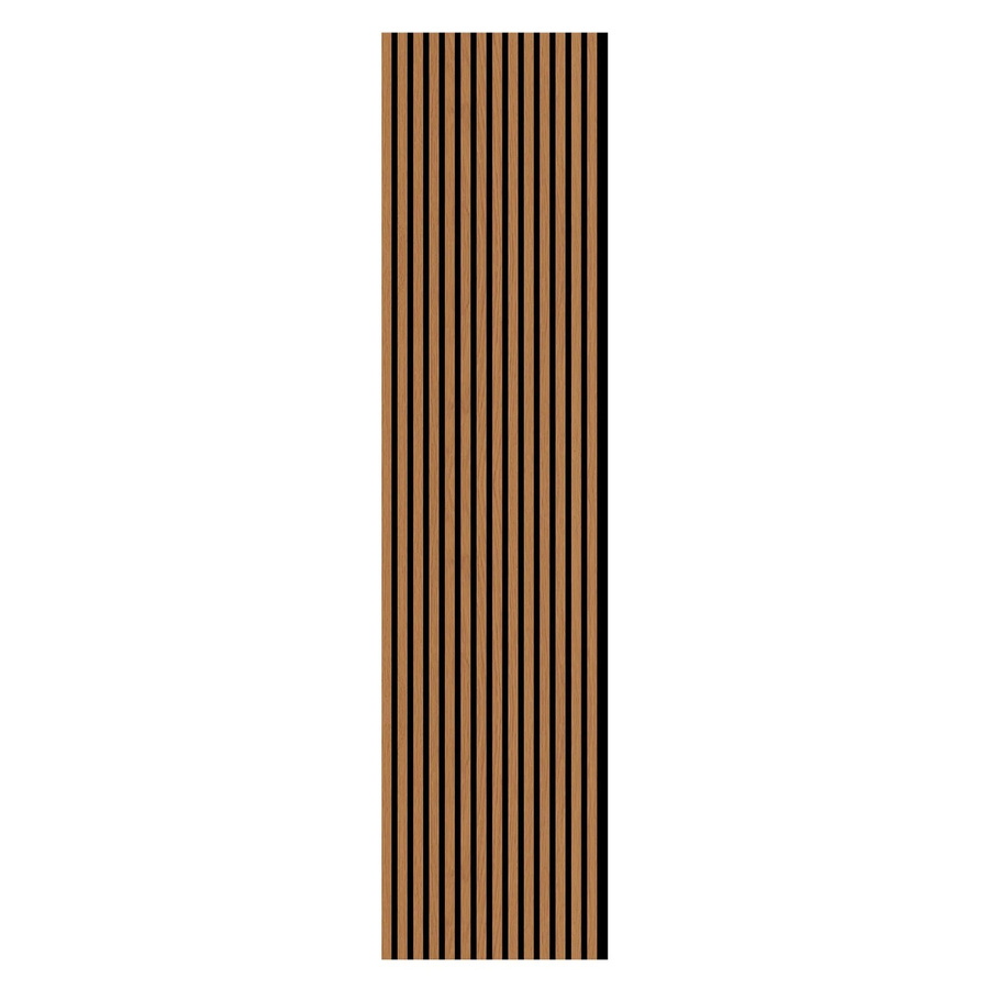 FN Acustico Akustikplatte aus PET und MDF in Eiche Braun, B: 572,5 cm, H: 19 cm, T: 240 cm - Bild 2