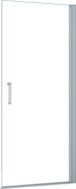 AICA Walk In Duschkabine Pendel-Duschwand aus Nanoglas mit Alu Profil in Silber Matt, B: 90 cm, H: 185 cm - Bild 1