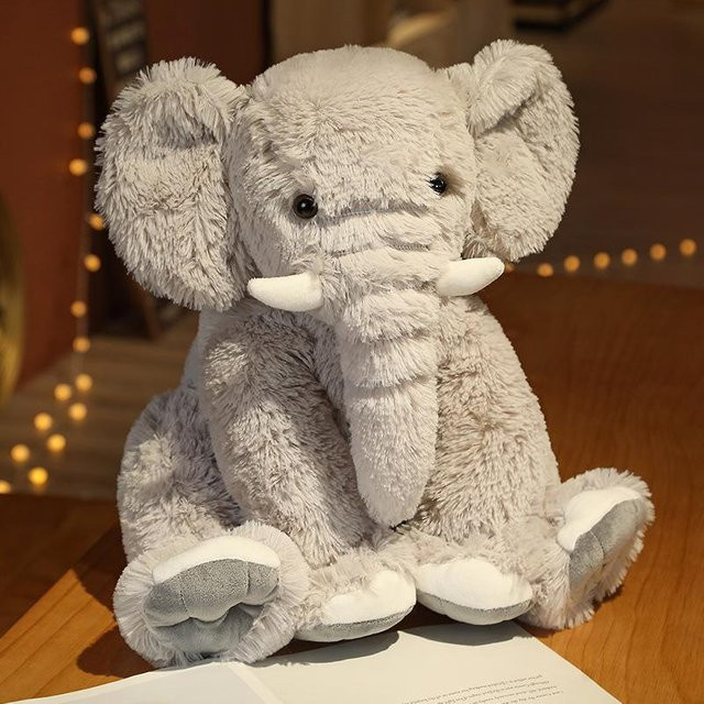 Elefant Plüschtier, grau, 45cm, ab 14 Jahren - Bild 1