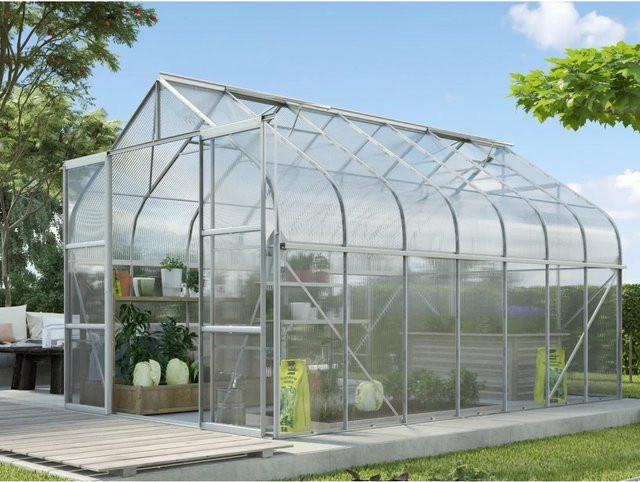 Vitavia Gewächshaus Diana 11500 mit Glockendach, Aluminium eloxiert, 11,5 m², 4 mm Polycarbonat - Bild 3