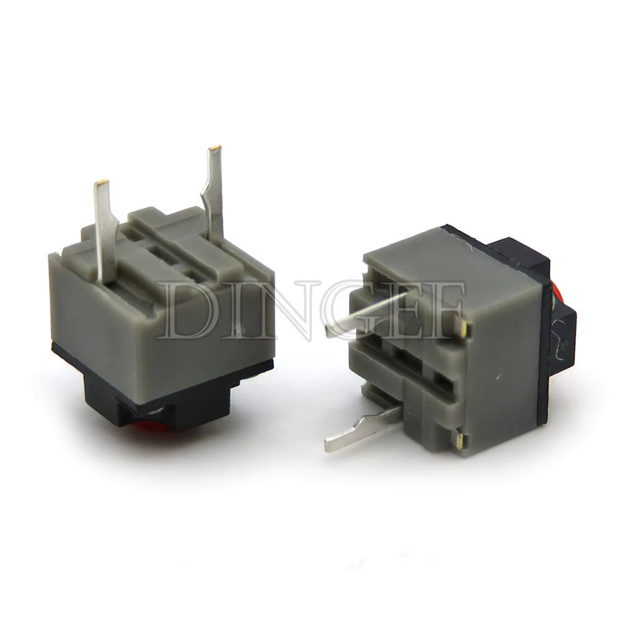 10er Set Kailh Micro Schalter für Maus und Tastatur, Farbe: Grau, B/T/H: 6 x 6 x 7,3 mm - Bild 2