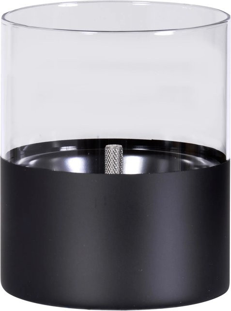 Tenderflame Tischfeuer Lilly Schwarz aus Glas mit 250 ml - Bild 1