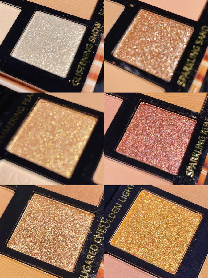 MYHO California Sunset Lidschatten-Palette, 16 Farben, Rosa-Braun, Damen - Bild 3