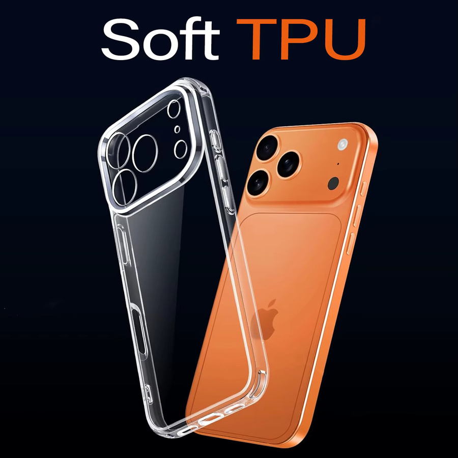 Stoßfeste und ultradünne Handyhülle von AIHNBG in Transparent für iPhone 17 Pro Max, 17 Air, 16, 15, 14 Plus, 13, 12 Mini und 11 mit Silikon-Rückseite - Bild 4