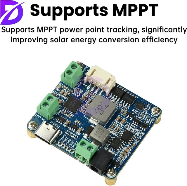 diymore Solarpanel-Strommanagement-Modul für Arduino zum Laden von Li-Akkus mit 5V 3A Ausgang, Blau - Bild 1