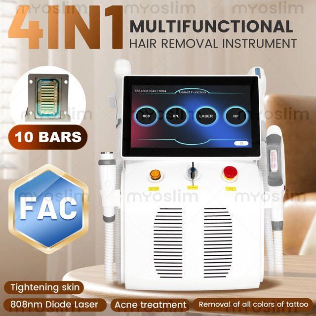 MYOSLIM 4-in-1 Multifunktionales Schönheitsgerät, Weiß, Unisex - Bild 1