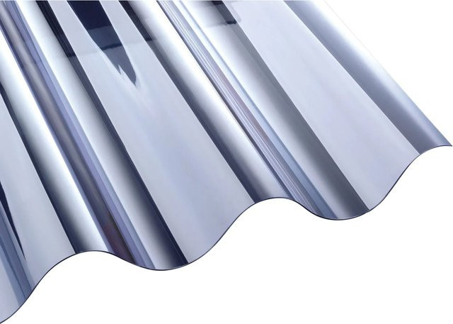 T&J PVC-Lichtplatte Welle5 Glasklar transparent B: 92,0 cm, H: 310,0 cm, Tiefe: 0,12 cm - Bild 1