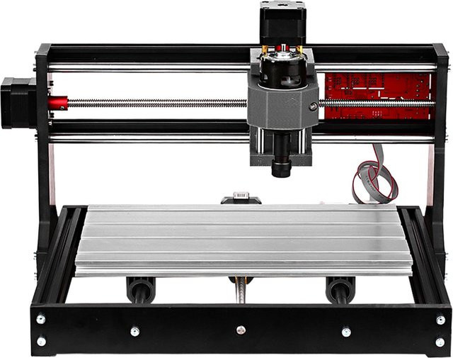 Kkmoon CNC 3018 PRO Upgrade-Version Mini CNC Fräsmaschine mit GRBL-Steuerung, 3 Achsen, Schwarz - Bild 1