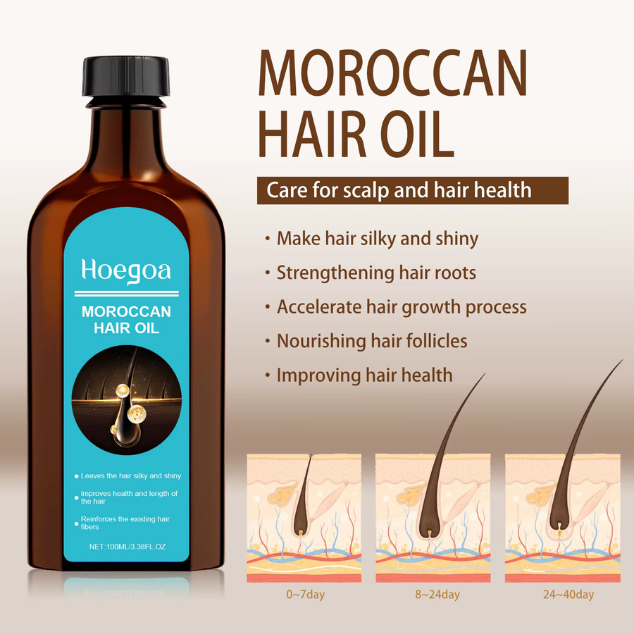 HOEGOA Marokkanisches Haaröl, 100 ml, Unisex - Bild 2