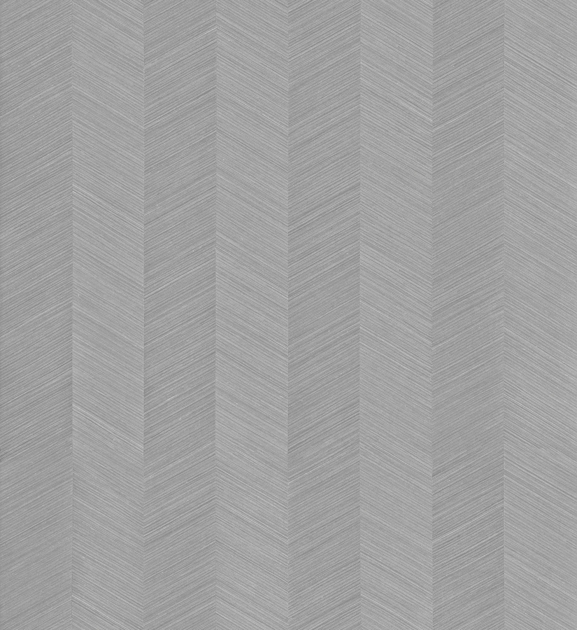 Omexco Tapete Lankao IM61 in Grau mit Holzfurnier und abstraktem geometrischem Design aus Vlies - Bild 1