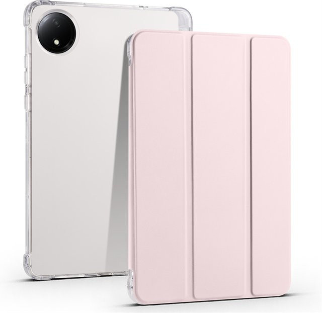 Xiaomi Redmi Pad SE 8,7 Hülle mit Stifthalter und Ständer aus weichem TPU in Grau oder Pink - Bild 1