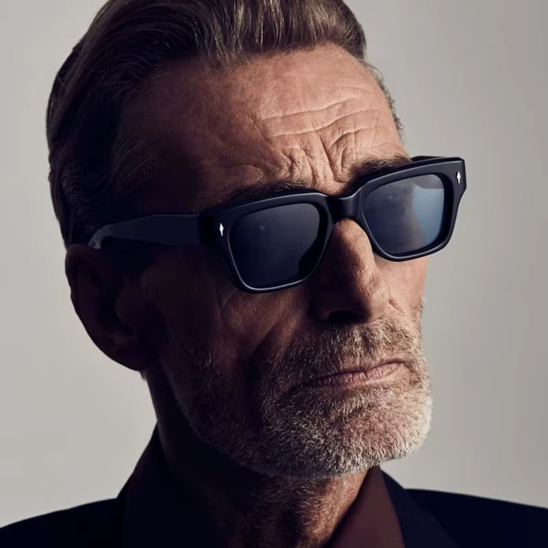 Samjune Retro-Sonnenbrille, quadratisch, Vollrand, Unisex, Kunststoff - Bild 3