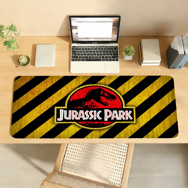 J-Jurassic P-Park Mauspad XXL Schreibtischunterlage in Multicolour mit rutschfester Kante für PC und Laptop - Bild 1