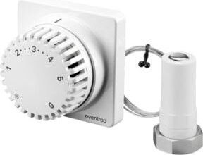 Oventrop Thermostat Uni FH 7-28 GC in Weiß mit 2 m Rohr und Fernverstellung - Bild 1