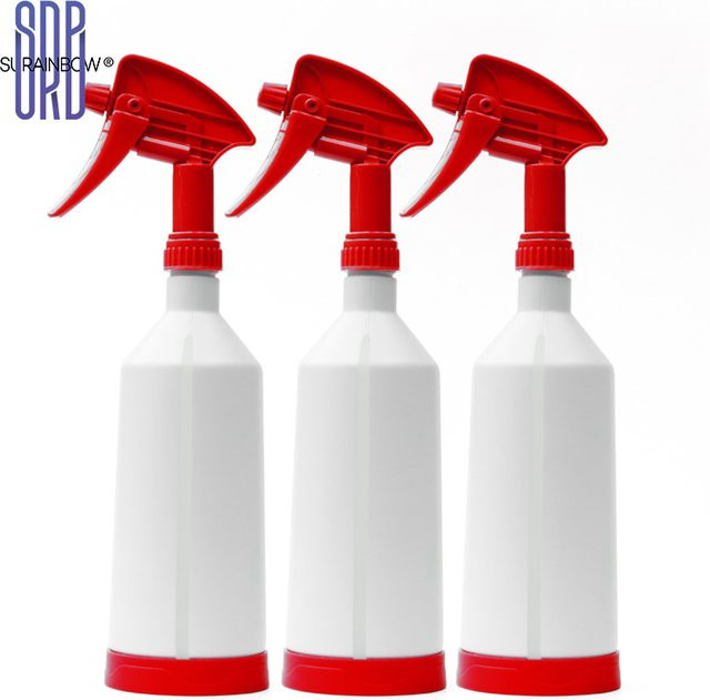 Weiße Kunststoff-Sprühflasche mit Zerstäuber, 750 ml leere Sprühflasche, auslaufsicher und robust - Bild 1
