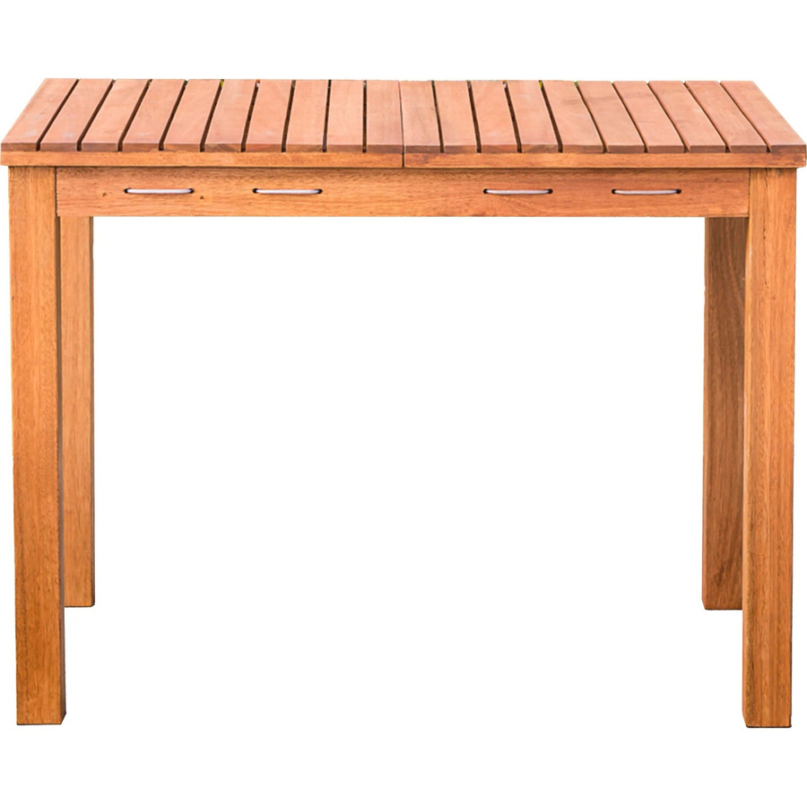 Merxx Gartentisch aus Eukalyptusholz mit abklappbarer Tischplatte, beige, B/T/H: 100 x 60 x 75 cm - Bild 1