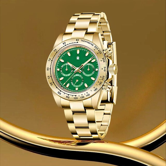 RollsTimi Armbanduhr, Automatik, Gold, Edelstahl, Saphirglas, Herren - Bild 1