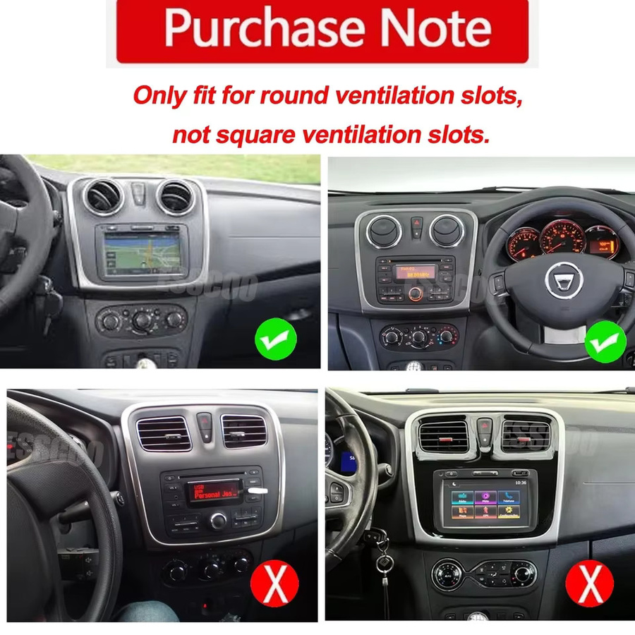 ESSGOO Android 15 Multimedia Autoradio mit 9 Zoll Touchscreen für Renault Logan 2 und Sandero 2 (2012-2019), Farbe: Schwarz, mit CarPlay, Android Auto, GPS, WiFi und Bluetooth - Bild 2