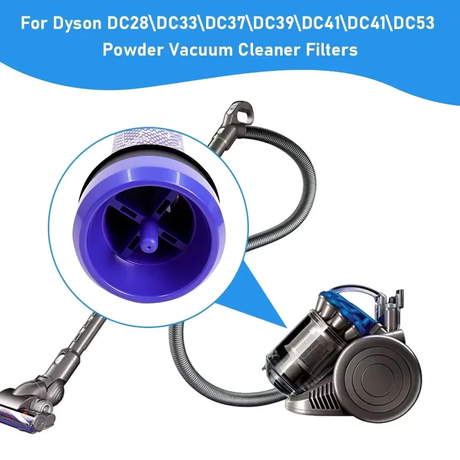 Dyson Ersatzfilter mit Bürstenteilen in Purple für DC28 DC33 DC37 DC39 DC41 DC53 Staubsauger, waschbarer Vorfilter - Bild 3