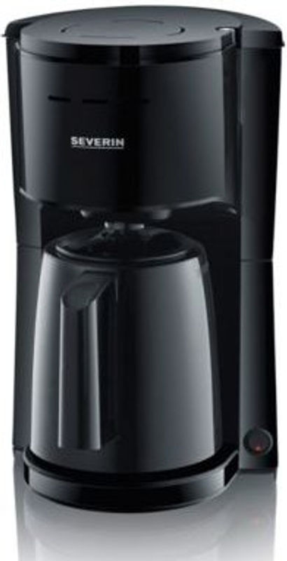 Severin Filterkaffeemaschine Schwarz mit Isolierkanne, 1,0 l Fassungsvermögen für 8 Tassen, 1.000 W, Schwenkfilter und Abschaltautomatik - Bild 2