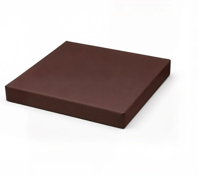 Setgarden Square 2er Set Sitzkissen für Stühle Indoor & Outdoor in Braun, B/T/H: 40 x 40 x 4 cm - Bild 1