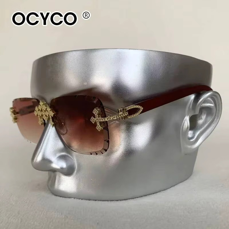 OCYCO Sonnenbrille, randlos, square, Metall, Unisex - Bild 3